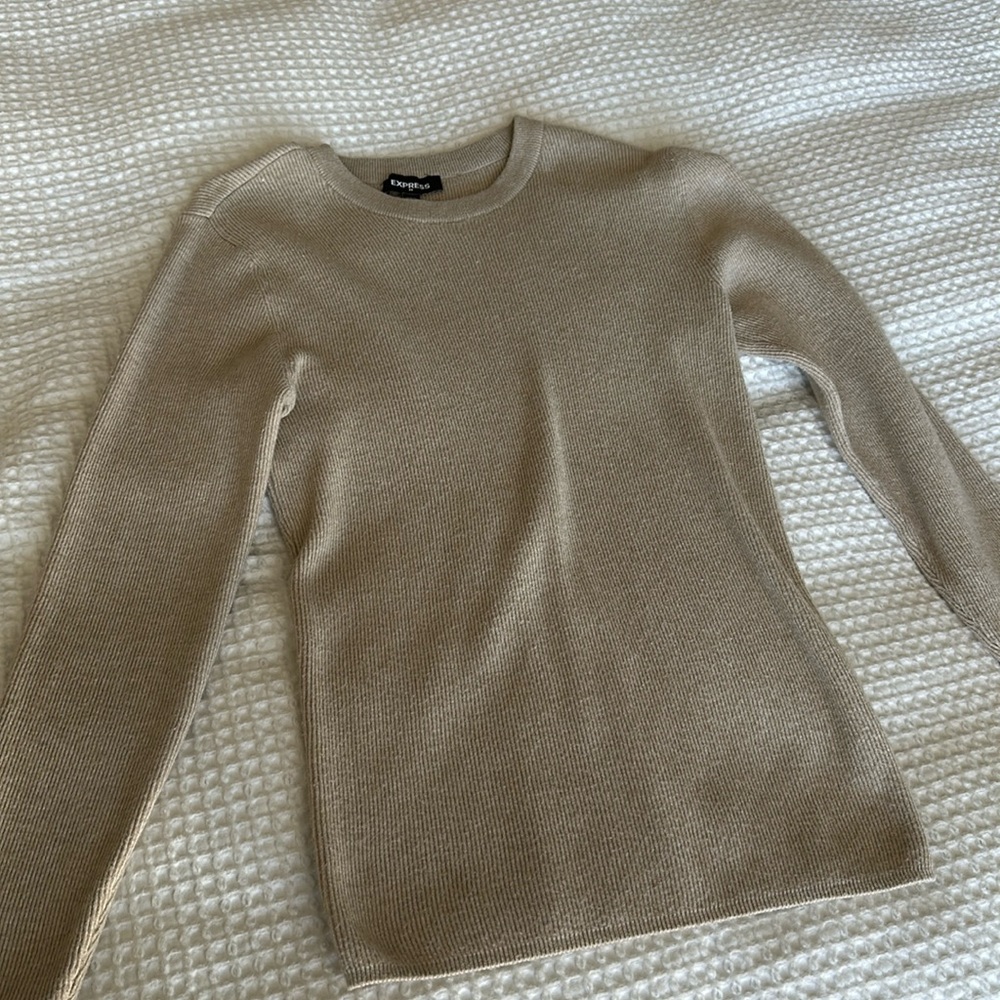 Men’s Express tan sweater